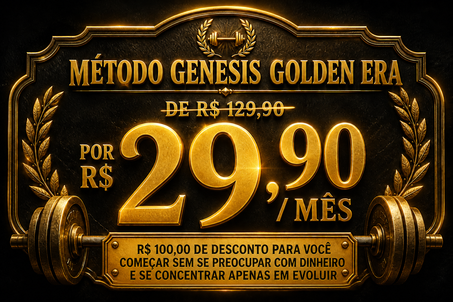 Método Genesis Golden Era: de R$ 129,90 por R$ 29,90